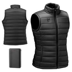Gilet Riscaldante Elettrico Ricaricabile Leggero da Uomo, 8 Zone, Batteria da 16000 mAh, 3 Livelli di Calore, per Sport all'Aperto e Inverno - Product Image 1