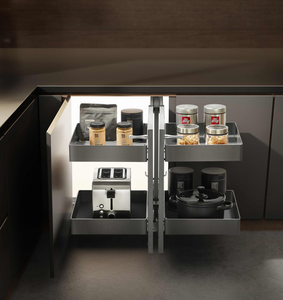 Ensemble complet d'armoires de cuisine modernes en panneaux de bois MDF personnalisés JY Project, style 2026, prêt à assembler, fabriqué au Vietnam, best-seller - Product Image 4