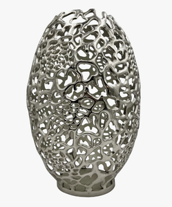 Handcrafted Metal Tabletop Vase with Premium Quality Finish Contemporary Design <b>Lightweight</b> for Home & Restaurant Decor - Product Image 5