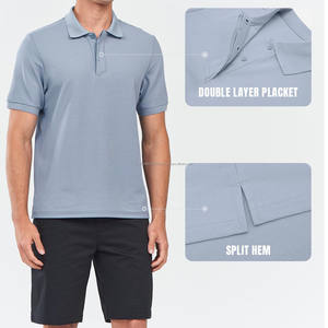 Camisas Polo de Hombre Lisas de Alta Calidad 100% Algodón con Impresión Personalizada, Bordado con Logotipo OEM, Venta Caliente, Diseño Personalizado - Product Image 6