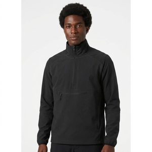 MANWA <b>Men's</b> Hooded <b>Fleece</b> Bomber <b>Jacket</b> Windproof Casual Solid Color Long Sleeve Cotton <b>Lined</b> Polyester Winter Wear - Product Image 4
