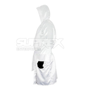 Nuevo Diseño de Logotipo Personalizado, Bata de Boxeo Ecológica de Poliéster, Alta Calidad, Bajo Precio, MOQ, Bata de Boxeo Personalizada - Product Image 2