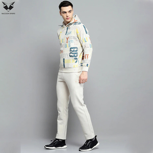Conjunto de Pantalón y Sudadera con Capucha de Punto Holgado para Hombre, Material Transpirable de Tacto Suave, Diseño Único, Moderno, Totalmente Personalizado, para Venta al Por Mayor - Product Image 3