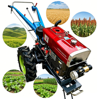 Tracteur agricole manuel 8HP 11HP avec fonction de creusement de fossés, de buttage et de semis pour terrains variés