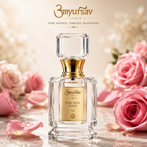 น้ำหอมออยล์กุหลาบบริสุทธิ์ AYURSAV Rose Rooh น้ำมันหอมระเหยจากพืชธรรมชาติ กลิ่นดอกไม้ น้ำหอมแบบพกพา ใช้ได้ทุกวัน เหมาะสำหรับเป็นของขวัญ - Product Image 3