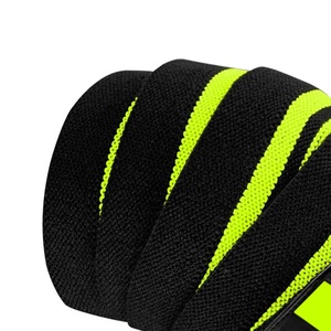 Bandes de genou réglables pour la musculation, nouvelle arrivée, entraînement en salle de sport, bandes élastiques personnalisées, protection du genou en silicone respirante, OEM - Product Image 6