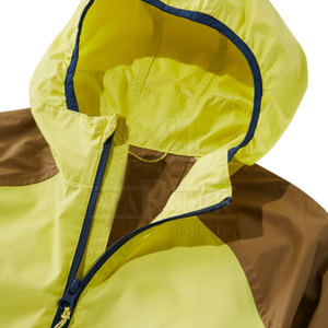 Veste de pluie unisexe imperméable à fermeture éclair intégrale avec col montant et tissu respirant pour la randonnée, le cyclisme, les voyages et le travail - Product Image 5