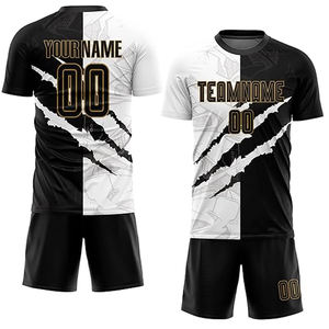 Uniforme de Fútbol Personalizado de Talla Grande, Conjunto de Camiseta de Fútbol de Poliéster Transpirable de Secado Rápido, Impresión por Sublimación, Ropa Deportiva para Equipos - Product Image 5