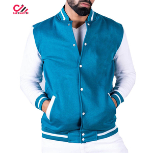 Veste universitaire d'hiver pour homme sur mesure OEM, col montant, qualité supérieure, coupe-vent, écologique et respirante. - Product Image 1