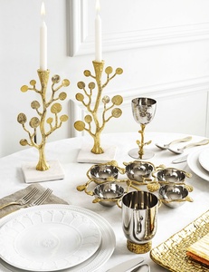 Bol à fruits en aluminium, centre de table moderne, luxe décoratif, or, écologique, durable, 2026 Saleem International - Product Image 4