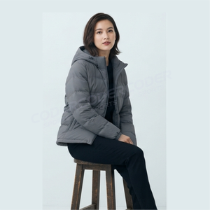 New Arrival Wholesale Price High Quality Stand Collar Women Designer <b>Cropped</b> <b>Puffer</b> <b>Jacket</b> Down Coat <b>Puffer</b> <b>Jacket</b> For Women - Product Image 6