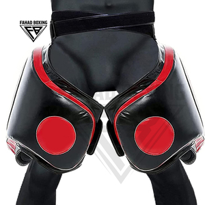 Protectores de Muslos con Logotipo Personalizado, Equipo de Protección para Kickboxing, Construcción de Cuero Duradero, Nuevo Protector de Boxeo Tailandés de Moda - Product Image 6