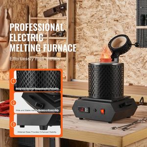 Fornace Elettrica Digitale per Fusione dell'Oro 1350W 2102F/1150C per Uso Domestico - Product Image 2