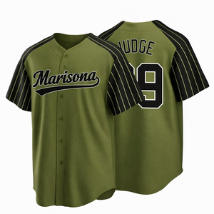 Camiseta de Béisbol Personalizada con Bordado, Manga Corta, Etiqueta Privada OEM, Secado Rápido, Transpirable, para Clubes, Equipos, Ligas, Tallas Grandes - Product Image 1