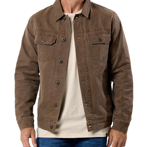 Winter Men's Premium Casual Denim Jacket 100% Cotton Classic <b>Button</b> Design Windproof Anti-Bacterial 100% Cotton Woven Solid Fit - Product Image 6
