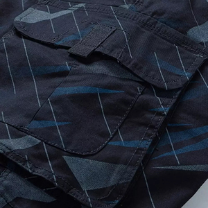 Pantalones Cortos Cargo Estampados Ecológicos para Hombre, Cierre con Cordón, Cintura Media, Antiarrugas, Secado Rápido, Transpirables, Servicio OEM - Product Image 4