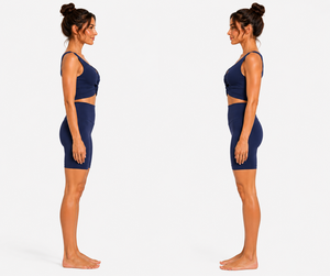 Ensemble de yoga torsadé pour femme avec short cycliste taille haute – Tenue de sport et fitness - Product Image 3