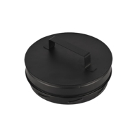 Tuyau de cheminée en acier inoxydable à double paroi isolé noir, adaptateur de poêle à économie d'énergie, connexion à verrouillage par torsion, garantie de plus de 5 ans