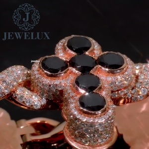 New Arrival Premium Moissanite Diamond Bracelet Iced Out Hip Hop Jewelry for <b>Men</b> Women From Indian Supplier - Product Image 2