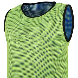 Chaleco de Fútbol sin Mangas para Entrenamiento, Chaleco de Fútbol Reversible de Malla, Chalecos Deportivos de Poliéster para Adultos - Product Image 6