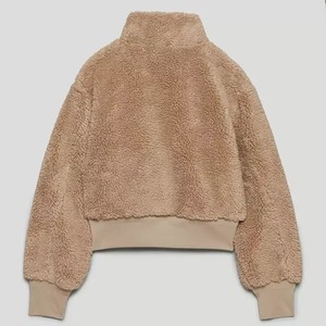 Chaqueta de Forro Polar de Corte Regular Estilo Urbano, Chaqueta de Forro Polar Sherpa Ligera y Transpirable para Invierno - Product Image 5