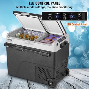 Portatile doppia zona 58 L auto frigorifero congelatore compressore per uso domestico e auto - Product Image 4