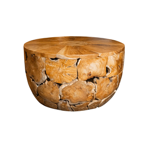 Mesa de Centro ARTERRA de Lujo, Estilo Rústico, Hecha a Mano con Raíz de Teca, Madera Natural, Artesanal, Mueble para Sala de Estar, Indonesia, Apartamento - Product Image 1