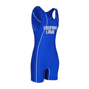 Combinaison de lutte personnalisée double face pour hommes et femmes, réversible, en polyester imprimé, haute élasticité, légère, pour les tournois - Product Image 3