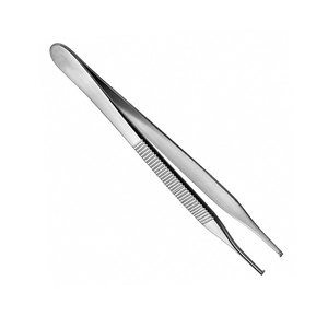Pinzas Adson de Acero Inoxidable de Grado Quirúrgico, 12 cm (4.75 pulgadas), Rectas Finas, 1x2 Dientes, Pinzas de Disección, Fabricante Pakistán - Product Image 4