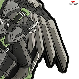 Nouveau design, patch en caoutchouc PVC 3D adhésif personnalisé de haute qualité avec bordure Merrow pour chapeaux et vêtements d'extérieur – Tailles et couleurs personnalisées - Product Image 2