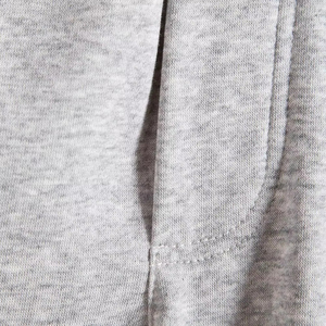 Shorts Bermuda en coton gris pour homme avec cordon de serrage à la taille et poches, style décontracté - Product Image 2