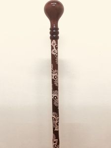 Bâton de marche en corne de buffle de qualité supérieure, taille personnalisée, couleur naturelle, avec poignée confortable pour les spectacles - Product Image 4