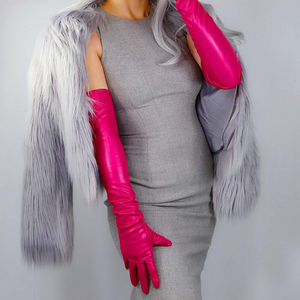 Guantes de Ópera de Color Sólido Populares al por Mayor, Precio Económico, Servicio OEM, Buena Calidad, Guantes de Ópera con Doble Costura - Product Image 4