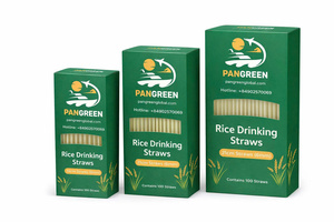 High Quality Eco-Friendly <b>Drinking</b> <b>Straws</b> Made Natural Agricultural Materials Pangreen Global Corporation Vietnam - Product Image 5