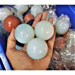 Esferas de Ópalo Hechas a Mano al por Mayor, Cristales de Gemas Personalizados, Piedras Curativas de los 7 Chakras, Minerales, Decoración del Hogar, Figuras Espirituales - Product Image 2
