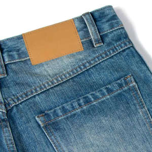 กางเกงขายาวทรงตรงขาบานสำหรับผู้ชาย ไซส์ใหญ่ สไตล์ฮิปฮอป สตรีทแวร์ ยีนส์ฟอกทรงหลวมใส่สบายสำหรับฤดูร้อน - Product Image 6