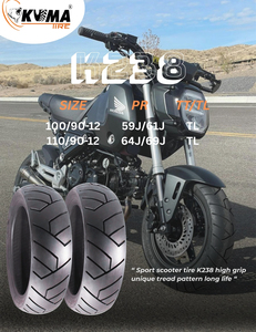 Pneu de scooter K238 pour Honda Scoopy Zoomer X Yamaha Freego, haute adhérence, pneu durable - Product Image 3