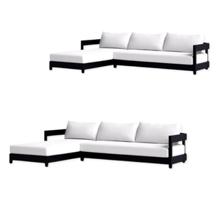 Recién llegado, silla de salón, conjunto de sofá de exterior de tres asientos, muebles de aluminio, sofá de jardín al aire libre con calidad superior - Product Image 5