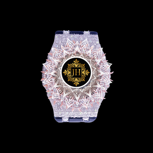 Reloj de Pulsera de Cuarzo con Diamantes Moissanite Minimalistas, Fabricado en India, de Acero Inoxidable, Casual y a la Moda, Disponible para la Venta - Product Image 4
