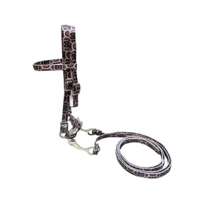 Top Trendy Cheetah Print Headstall con riendas a juego Nylon Proveedor indio Fabricante al por mayor - Product Image 2