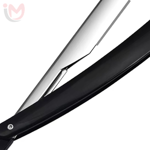 IMANS ENTERPRISES Manual Folding <b>Razor</b> with Replaceable Stainless Steel Blade Plastic Handle for Barber Face Shaving - Product Image 4