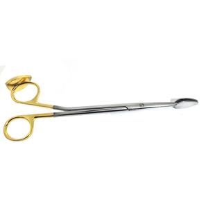 Tijeras de acero inoxidable reutilizables de 18 cm para disección facial Trepsat-Steven, con puntas dentadas, inserto TC, certificación CE para cirugía - Product Image 3