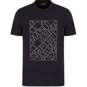 เสื้อยืดคอกลมสำหรับผู้ชายผ้าคอตตอน100% สีดำแขนสั้นกันหลุดพองเป็นมิตรกับสิ่งแวดล้อมผ้าถักลำลองพิมพ์ลายแบบกำหนดเองขนาด180กรัม - Product Image 5