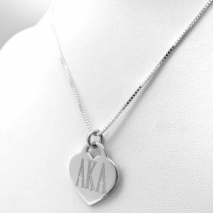 AKA <b>Heart</b> Necklace Elegant Gold Tone <b>Heart</b> Pendant Chain Necklace Fashion Jewelry Accessory Romantic <b>Charm</b> Gift - Product Image 1