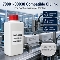 Encre CIJ compatible Lei 70001-00030, prix direct usine Lei, encre de codeur industriel de haute qualité