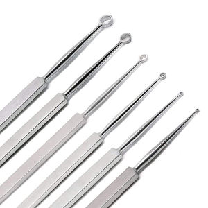 ¡OFERTA ESPECIAL! Curetas Dérmicas Profesionales de Acero Fox, Cureta Manual de 6mm para Oído, Cureta Recta Afilada para Otología, Instrumentos ORL - Product Image 5
