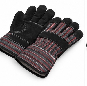 Gants de rigger canadiens en cuir lisse, durables, respirants, flexibles, antidérapants, résistants à la chaleur, avec manchette renforcée, personnalisables - Product Image 6
