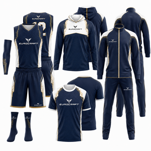 Uniforme de Baloncesto Personalizado para Hombre, Sublimación, Tela de Malla Transpirable, Cuello con Capucha, Nombre del Equipo Personalizado, Todas las Temporadas - Product Image 2