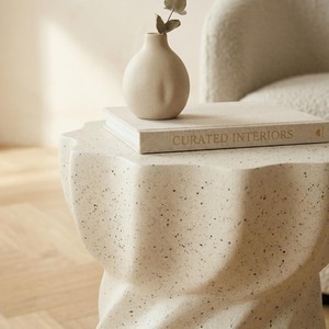 Mesa de Centro Moderna de Piedra, Diseño Contemporáneo, Muebles Hechos a Mano para Sala de Estar - Product Image 3