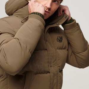 Top Selling Oversized Latest Fashion <b>Cheap</b> Price Men Hooded <b>Puffer</b> <b>Jacket</b> Custom Made Breathable Lightweight Winter - Product Image 3